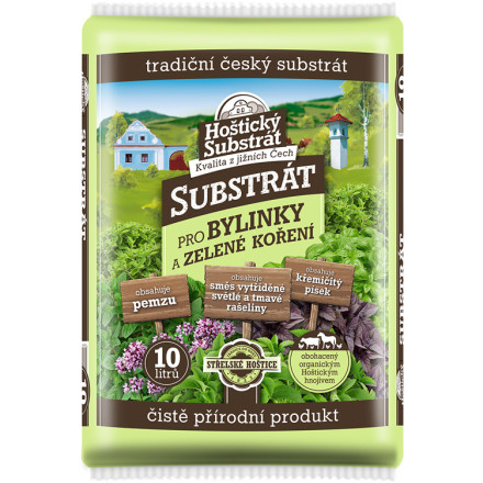 Substrát FORESTINA HOŠTICKÝ pro bylinky a zelené koření 10l Substrát FORESTINA HOŠTICKÝ pro bylinky a zelené koření 10l