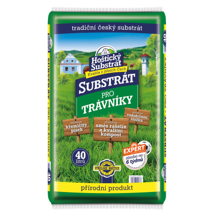 Substrát FORESTINA HOŠTICKÝ pro trávník 40l Substrát FORESTINA HOŠTICKÝ pro trávník 40l