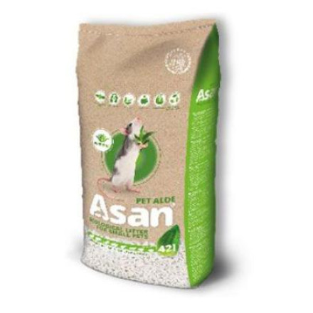 ASAN Pet Aloe Podestýlka hlodavce a králíčky 42l ASAN Pet Aloe Podestýlka hlodavce a králíčky 42l