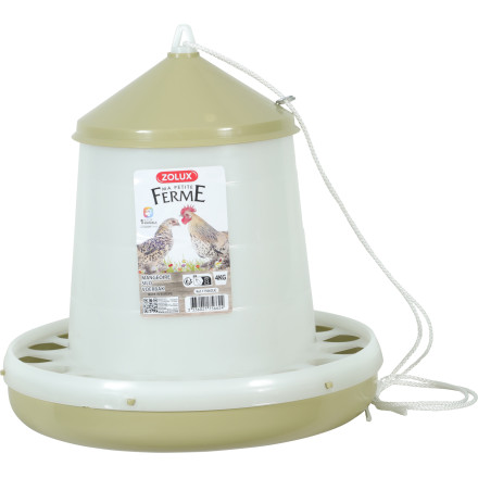 Krmítko pro drůbež SILO 4kg zelená Zolux Krmítko pro drůbež SILO 4kg zelená Zolux