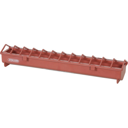 Krmítko pro drůbež žlabové 50cm červená Zolux Krmítko pro drůbež žlabové 50cm červená Zolux