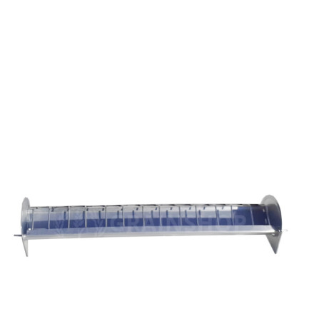 Krmítko pro kuřata 10 cm hluboké a 50 cm dlouhé z pozinku Krmítko pro kuřata 10 cm hluboké a 50 cm dlouhé z pozinku