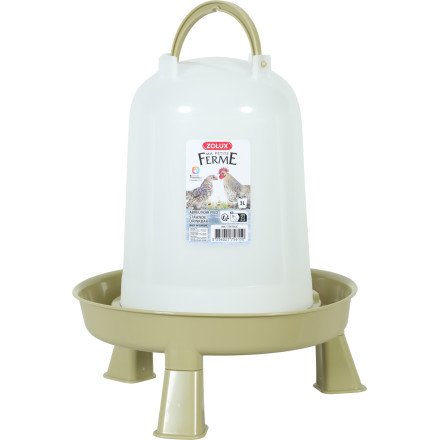 Žlab pitný pro drůbež stojící 3l zelená Zolux