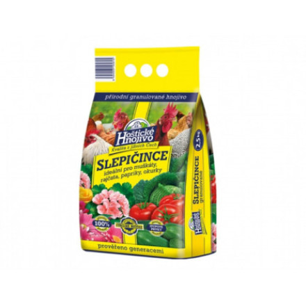 Slepičince HOŠTICKÉ granulované 2,5kg Slepičince HOŠTICKÉ granulované 2,5kg