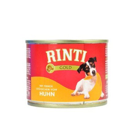 Rinti Dog Gold konzerva kuře 185g Rinti Dog Gold konzerva kuře 185g