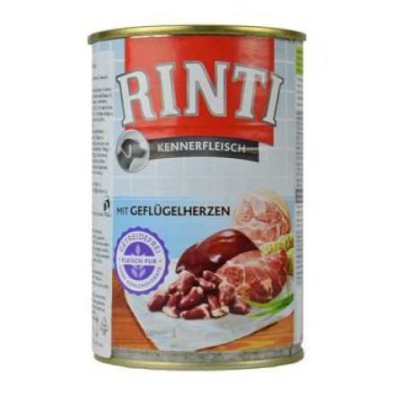 Rinti Dog Kennerfleisch konzerva drůbeží srdíčka 400g Rinti Dog Kennerfleisch konzerva drůbeží srdíčka 400g