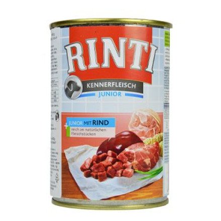 Rinti Dog Kennerfleisch konzerva Junior hovězí 400g Rinti Dog Kennerfleisch konzerva Junior hovězí 400g