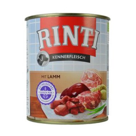 Rinti Dog Kennerfleisch konzerva jehně 800g Rinti Dog Kennerfleisch konzerva jehně 800g