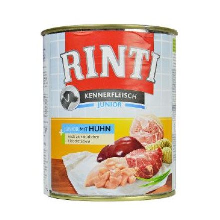Rinti Dog Kennerfleisch konzerva Junior kuře 800g Rinti Dog Kennerfleisch konzerva Junior kuře 800g