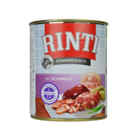 Rinti Dog Kennerfleisch konzerva šunka 800g Rinti Dog Kennerfleisch konzerva šunka 800g