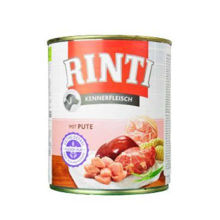 Rinti Dog Kennerfleisch konzerva krůta 800g Rinti Dog Kennerfleisch konzerva krůta 800g