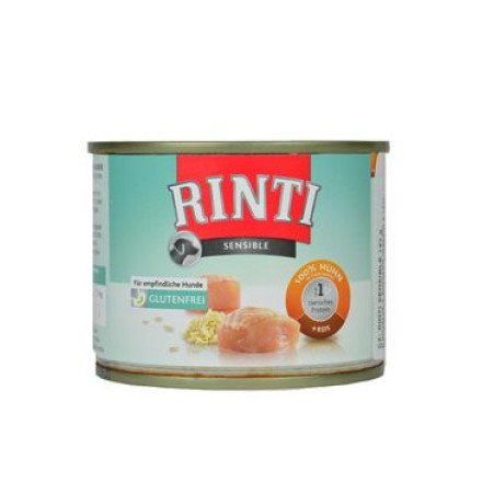 Rinti Dog Sensible konzerva kuře+rýže 185g Rinti Dog Sensible konzerva kuře+rýže 185g