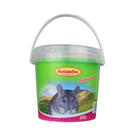 Avicentra písek pro činčily - 1,5kg kyblík Avicentra písek pro činčily - 1,5kg kyblík