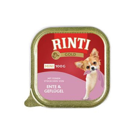 Rinti Dog Gold Mini vanička kachna+drůbež 100g Rinti Dog Gold Mini vanička kachna+drůbež 100g