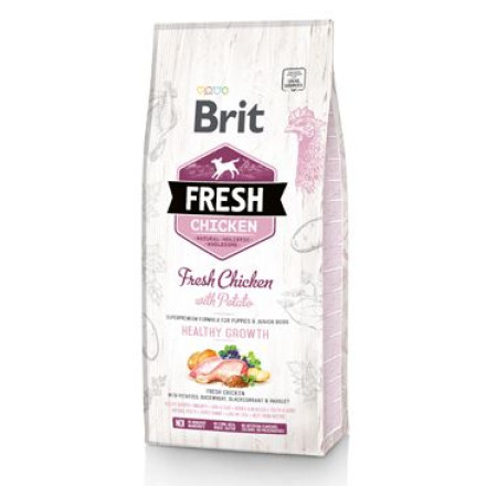 Brit Dog Fresh Chicken&Potato Puppy Healthy Growth12kg