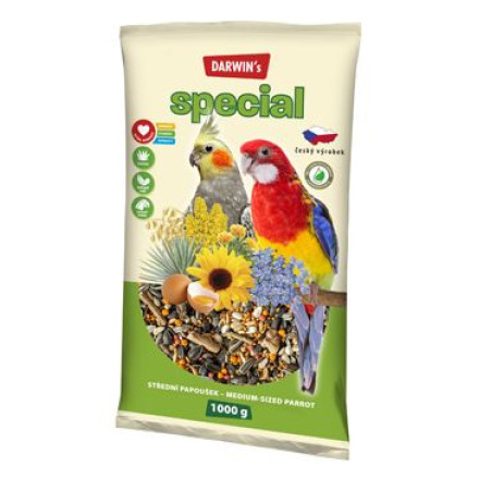 Darwin`s střední papoušek special 1kg