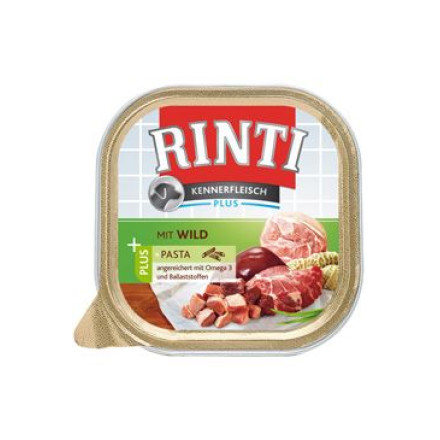 Rinti Dog Kennerfleisch vanička zvěřina+nudle 300g Rinti Dog Kennerfleisch vanička zvěřina+nudle 300g
