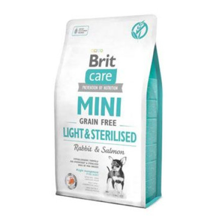 Brit Care Dog Mini Grain Free Light & Sterilised 2kg Brit Care Dog Mini Grain Free Light & Sterilised 2kg
