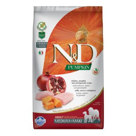 N&D GF Pumpkin DOG Adult M/L Chicken&Pomegranate 12kg
