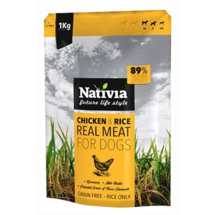 Nativia Real Meat Chicken&Rice 8kg Nativia Real Meat Chicken&Rice 8kg