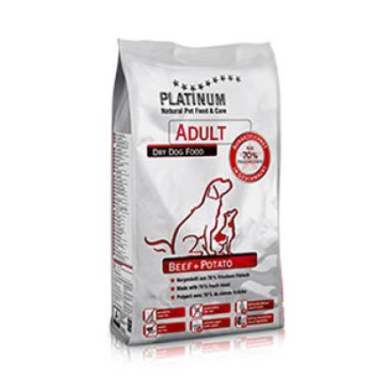 Platinum Adult Natural Beef+Potatoes 1,5kg