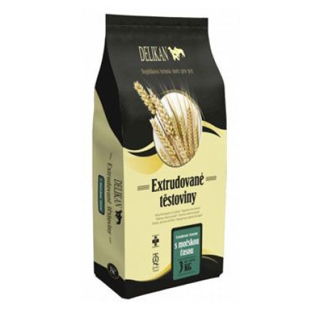 Těstoviny instantní + řasa pro psy 3kg Těstoviny instantní + řasa pro psy 3kg