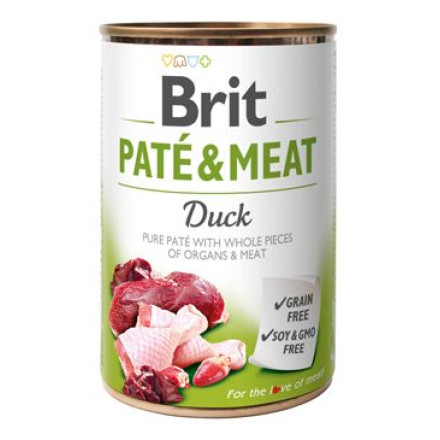 Brit Dog konz Paté & Meat Duck 400g Brit Dog konz Paté & Meat Duck 400g
