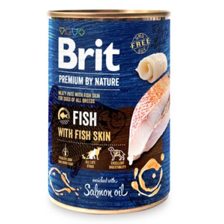 Brit Premium Dog by Nature konz Fish & Fish Skin 400g Brit Premium Dog by Nature konz Fish & Fish Skin 400g