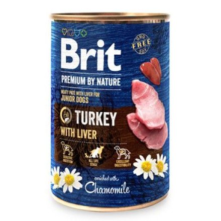 Brit Premium Dog by Nature konz Turkey & Liver 400g Brit Premium Dog by Nature konz Turkey & Liver 400g