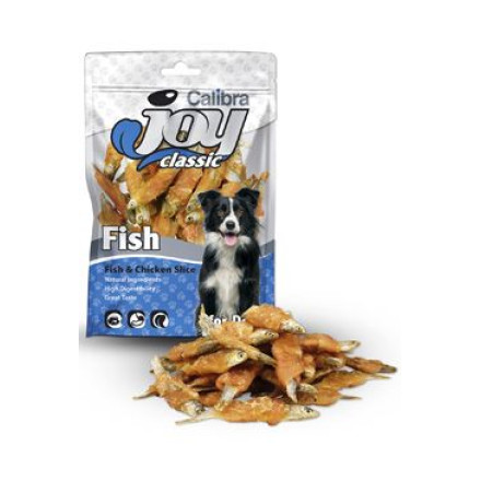Calibra Joy Dog Classic Fish & Chicken Slice 80g NEW Calibra Joy Dog Classic Fish & Chicken Slice 80g NEW