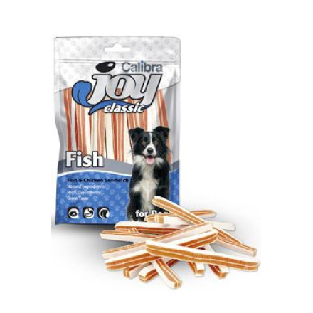 Calibra Joy Dog Classic Fish&Chicken Sandwich 80g NEW Calibra Joy Dog Classic Fish&Chicken Sandwich 80g NEW