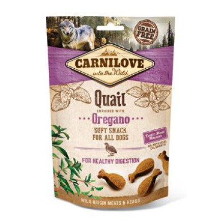 Carnilove Dog Semi Moist Snack Quail&Oregano 200g Carnilove Dog Semi Moist Snack Quail&Oregano 200g