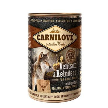 Carnilove Wild konz Meat Venison & Reindeer 400g Carnilove Wild konz Meat Venison & Reindeer 400g