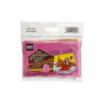Pochoutka sušená MAPES střívka 10cm 10ks Pochoutka sušená MAPES střívka 10cm 10ks
