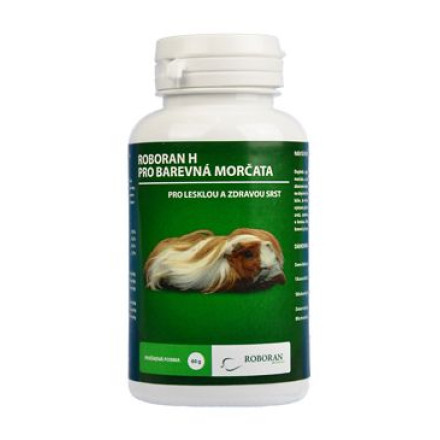Roboran H pro morčata Barevná plv 60g Roboran H pro morčata Barevná plv 60g