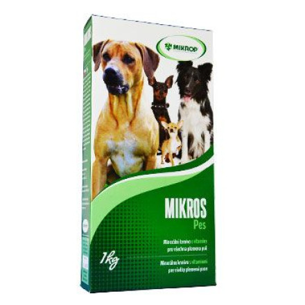 Mikros Pes plv 1kg krabička Mikros Pes plv 1kg krabička