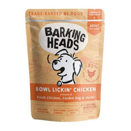 BARKING HEADS Bowl Lickin’ Chicken kapsička 300g BARKING HEADS Bowl Lickin’ Chicken kapsička 300g