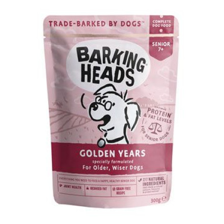 BARKING HEADS Golden Years kapsička NEW 300g BARKING HEADS Golden Years kapsička NEW 300g