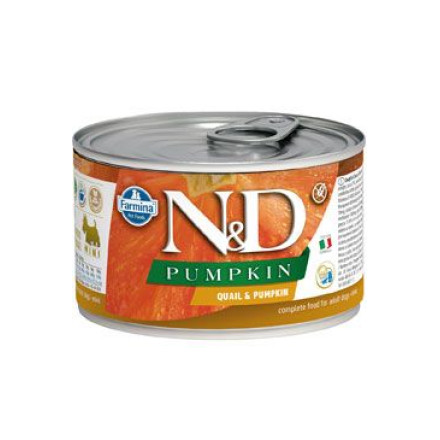 N&D DOG PUMPKIN Adult Quail & Pumpkin Mini 140g N&D DOG PUMPKIN Adult Quail & Pumpkin Mini 140g
