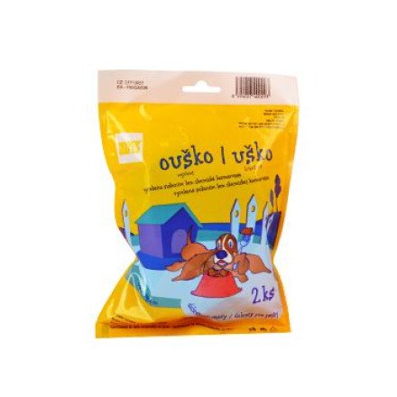 Pochoutka sušená MAPES vepřové ucho 2ks Pochoutka sušená MAPES vepřové ucho 2ks