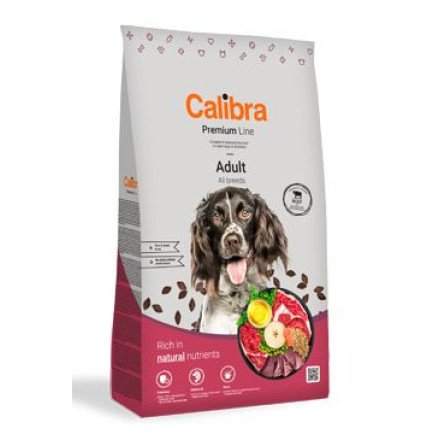 Calibra Dog Premium Line Adult Beef 12 kg NEW Calibra Dog Premium Line Adult Beef 12 kg NEW