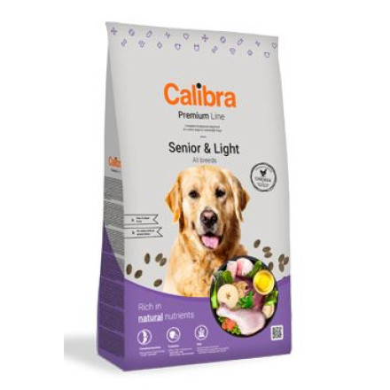 Calibra Dog Premium Line Senior&Light 12 kg NEW Calibra Dog Premium Line Senior&Light 12 kg NEW