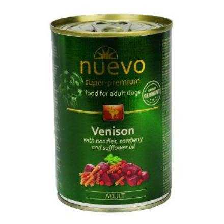 Nuevo pes adult Zvěřinové menu konz. 400g Nuevo pes adult Zvěřinové menu konz. 400g