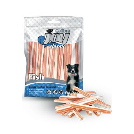 Calibra Joy Dog Classic Fish&Chicken Sandwich 250g NEW Calibra Joy Dog Classic Fish&Chicken Sandwich 250g NEW