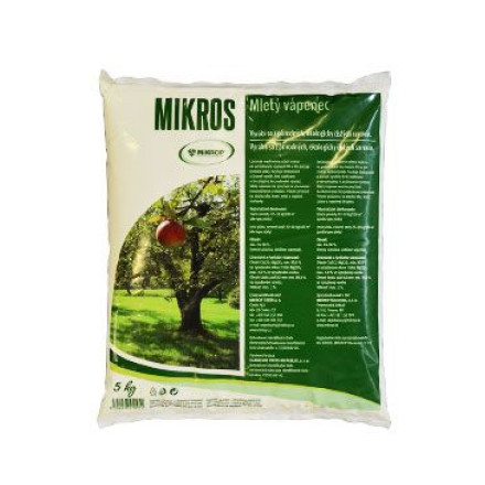 Mikros VPC Mletý vápenec plv 5kg Mikros VPC Mletý vápenec plv 5kg